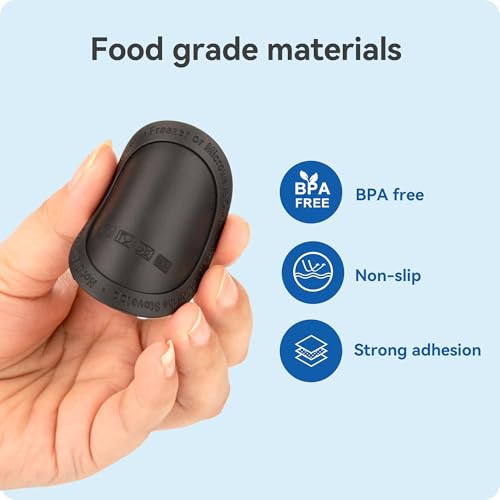 Prurex Silicone Bottom for Stanley Cup Protectors for Stanley Quencher 30/40 oz,Owala FreeSip 32/40 oz and Yeti Rambler 30 oz,6 Pack Anti-Slip Rubber Pad for Tumbler & Water Bottle