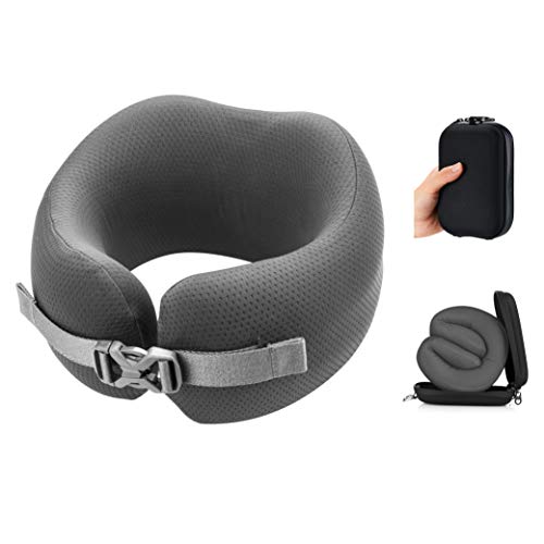 EASYNAP Pocket Air Travel Pillow Memory Foam New Formula Big Neck Size Basic