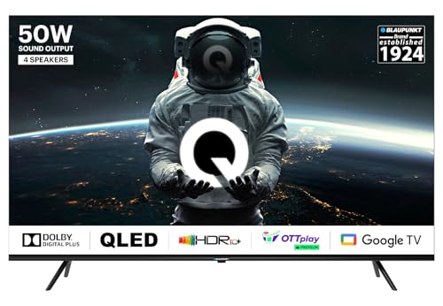 38% OFF on Blaupunkt 108 cm (43 inches) Quantum Dot Series 4K Ultra HD QLED Google TV 43QD7050 (Black) 38% OFF on Blaupunkt 108 cm (43 inches) Quantum Dot Series 4K Ultra HD QLED Google TV 43QD7050 (Black)