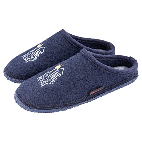 Giesswein Hausschuh Nindorf - Herren Filz Pantoffeln aus 100% natürlicher...