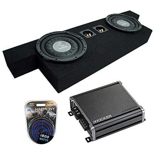 Harmony Audio Bundle F104 Compatible with Chevy Colorado Crew Cab Truck 2004-2012 Dual 10