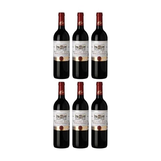 Château Picon Bordeaux superieur AOC Rotwein rot trocken Frankreich inkl. FeinWert E-Book (6 x 0.75 l)