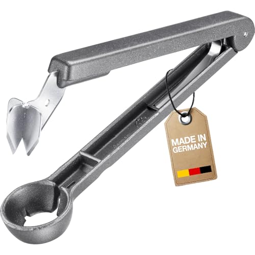Westmark Pflaumenentsteiner Steinex Black Edition – Entkerner für Pflaumen & Zwetschgen – Handliche Einmachhilfe – Anthrazit