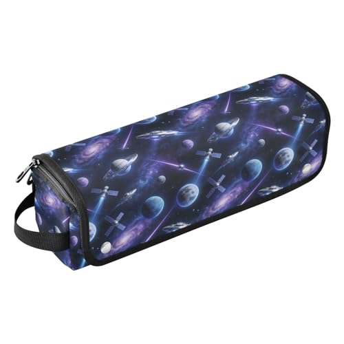 2 in 1 Hair Tools Organizer with Removable Heat Resistant Mat Curling Iron Travel Holder Storage Bag for Flat Iron Hot Tools and Haircare Accessories, Vibrant Space Exploration Women Essentials