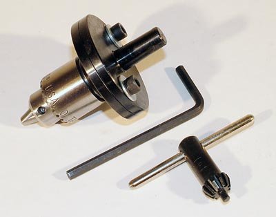 Sherline 1016-5/32" 0JT Chuck with #0 Morse Adjustable Back