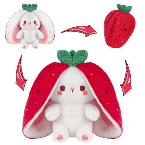 Save with Code: 47% Off MIAODAM Easter Strawberry Bunny Plush Toy - Image 2
