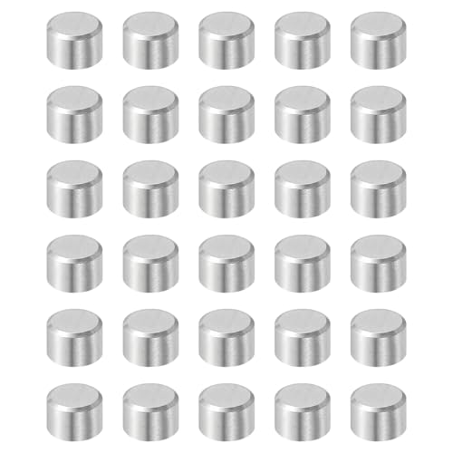 uxcell 30Pcs, chevilles 6mm x 6mm acier inoxydable 304
