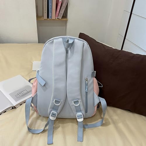 Bolsa de hombro de nailon impermeable con volantes y amplio espacio 7