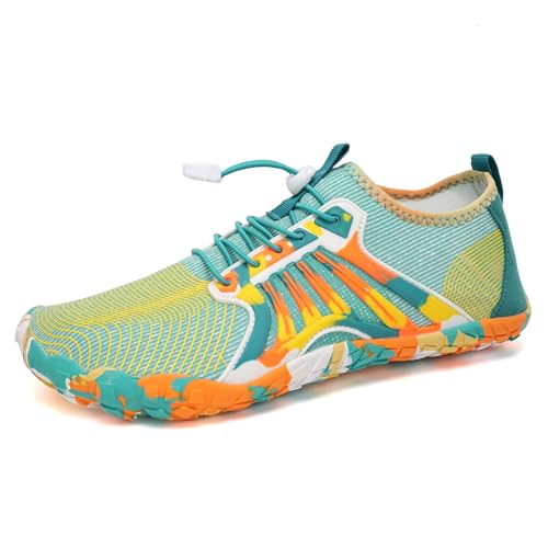 Image of Water Shoes for Men Barefoot Quick-Dry Aqua Sock Outdoor Athletic Sport Shoes for Kayaking, Boating, Hiking, Surfing, Walking
