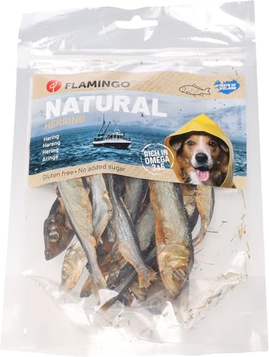 Leckerli Hund – Hering Snack – 60g – Natürliche Belohnung mit Taurin & Omega 3 – Flamingo