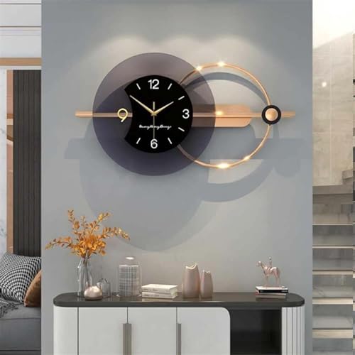 Horloge murale moderne en métal au design de luxe pour sublimer votre salon - 2
