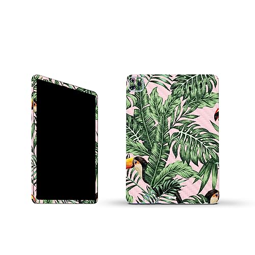 Image of MightySkins Carbon Fiber Skin Compatible with Apple iPad Pro 11 inch M2 4th Gen (2022) Full Wrap Kit - Hidden Toucan | Protective, Durable Textured Carbon Fiber Finish | Easy to Apply | Made in The USA