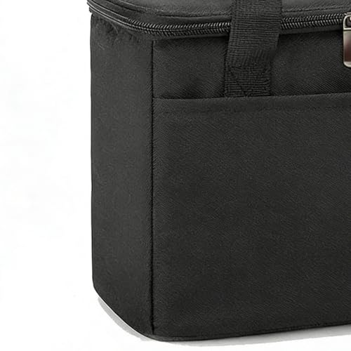 Transportadora de bebidas aislada con divisor ajustable y asas seguras para café 5