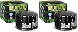 Hiflofiltro HF184 Premium Oil Filter, Black (Pack of 2)