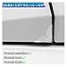 Tuxihapp 4PCS Car Door Edge Guards Protectors, Self-Adhesive Car Side Door Corner Protector Anti-Collision Trim Sticker, Anti-Rub Vehicle Exterior Decorative Accessory for Cars Trucks SUVs (Clear)