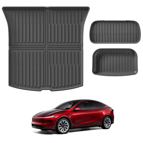 2 Pezzi Tappetini Laterali Antiurto Per Tesla Model Y Juniper 2025-2026, Protezione In TPE Per Console Centrale, Antipolvere E Antigraffio