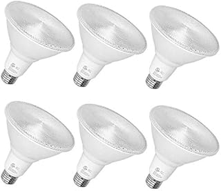 Outdoor Led Flood Light, Waterproof PAR38 LED Bulb, Dimmable, 15W=150W, 5000K Daylight, 1600lm, E26 Base, UL Listed (6 Pack)