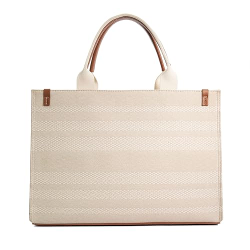 Dune DELTRA Large Stripr Canvas Tote miniatura 4