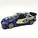 Kinsmart Subaru Impreza WRC STI Rallye Monte Carlo #7 Échelle 1/36 Voiture moulée sous pression Bleu 2007 Portes ouvrantes Intérieur détaillé
