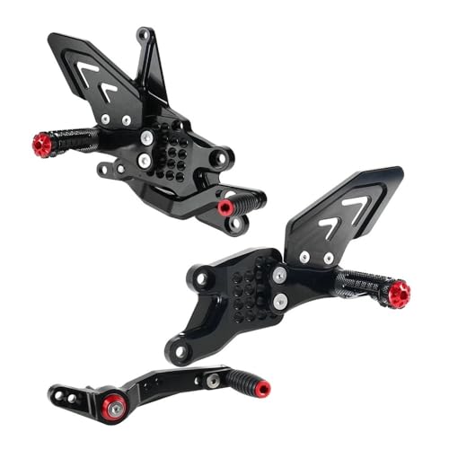 Repose-Pieds Moto arrière CNC réglables pour Yamaha R7 2021-2024