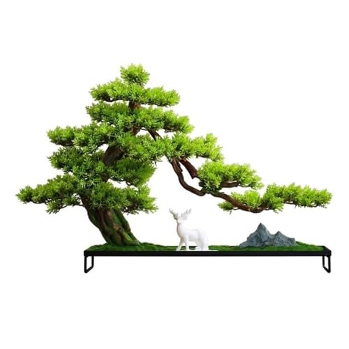 Falskt bonsaiträd Träddekorationer Entré Mjuka Dekorativa Hantverk Tesalong Kreativt Vinskåp Konstväxter Krukväxter