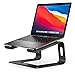 Nulaxy Abnehmbar Laptop Ständer, Ergonomisch Notebook Ständer Aluminium Laptop Halterung Halter Kompatibel mit Dell, HP, Samsung, Lenovo alle 10"-16" Notebooks-Schwarz