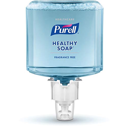 Purell Healthcare HEALTHY SOAP Gentle and Free Foam, Fragrance Free, EcoLogo Certified, 1200 mL Hand Soap Refill for Purell ES4 Push-Style Soap Dispenser (Pack of 2) - 5072-02 Purell Healthcare HEALTHY SOAP Gentle and Free Foam, Fragrance Free, EcoLogo Certified, 1200 mL Hand Soap Refill for Purell ES4 Push-Style Soap Dispenser (Pack of 2) - 5072-02