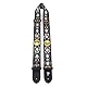 Perri’s Leather PLLPCPRS Polyester Gitarrengurt Guns N Roses Totenköpfe