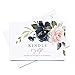 Bliss Collections RSVP Postcards, Navy Floral, Card Stock for Weddings, Receptions, Showers, Birthday Parties, Celebrations and Special Events, 4
