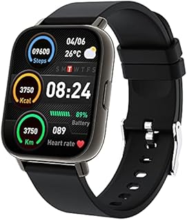 Smartwatch, Armbanduhr Bluetooth 1.69 Voller Touch Screen IP67 Wasserdicht Smart Watch Schwarz, Fitness Tracker mit Schrittzähler Schlafmonitor Stoppuhr für Sportuhr Herren