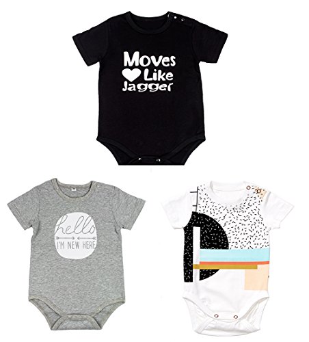 stylesilove Cute Character Baby Boy Short-Sleeve Jumpsuit3