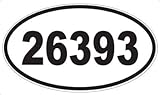 US Decal, Inc. Number 26393 Oval Sticker