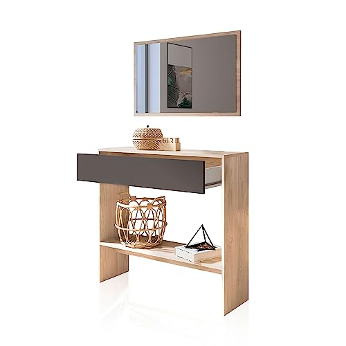 Recibidor De Madera De 1 Cajon Y 2 Puertas | Leroy Merlin