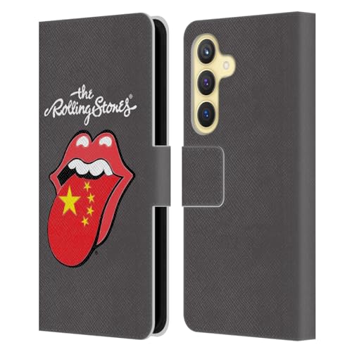Carcasa de cuero The Rolling Stones para Samsung S24 5G ideal en tus conciertos