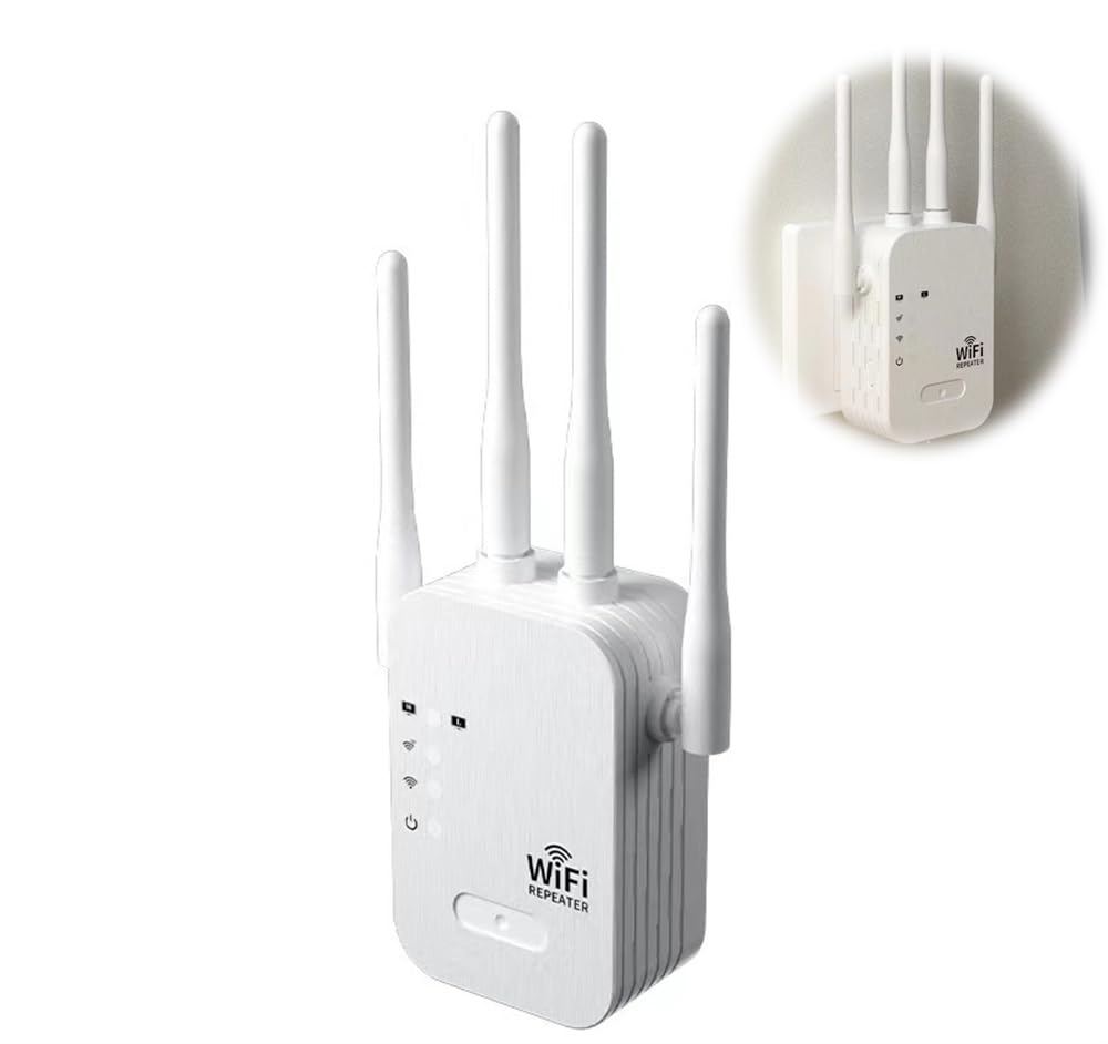 Azonee WiFi Extender, Signal Booster for Home, 5G/2.4G Dual Band, WiFi Range Extender, Wireless Repeater