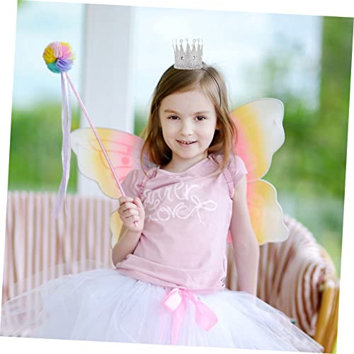 VALICLUD 2 Peças Coroa Bandana Brinquedo Princesa Cosplay Coroa Chapéu De Aniversário Coroas De Aniv