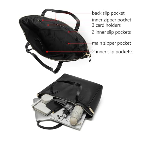 Bolso Tote de Cuero para Mujer miniatura 5