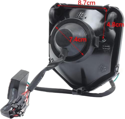 Phare de moto LED finition vintage 6,5 pouces avec support robuste pour Chopper - 5