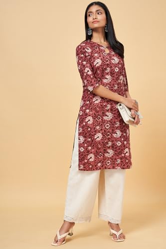 Image of Rangmanch by Pantaloons Women's Regular Fit High Rise Pants