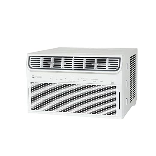 GE Profile Inverter Window Air Conditioner 12,000 BTU, WiFi Enabled, Ultra Quiet, Energy Efficient for Large Rooms, Easy Installation with Included Kit, 12K Window AC Unit, Energy Star, White