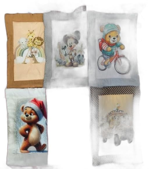 Soft Cotton Baby Goddi for 0?3 Year Kids | Comfortable & Skin-Friendly Newborn Sleeping Mat | Cute Printed Baby Bedding (Pack of 6)|PRA-P1421-image-36