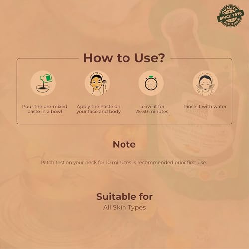 Image of Indus Valley Bio Organic Kasturi Haldi & Coconut Malai Ubtan, Skin Brightening Paste with Besan & Mango Butter for Face & Body