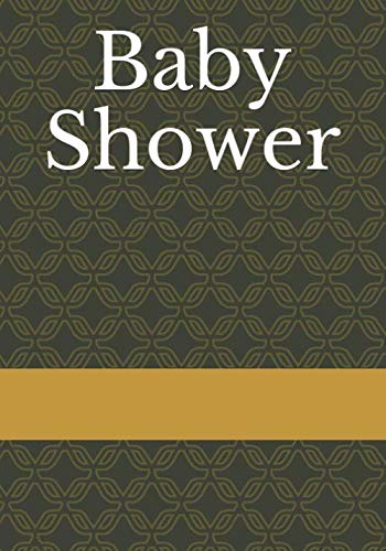 Baby Shower: With this baby shower guestbook, you'll capture adorable memories. Your parents and friends will be able to leave tips for the baby.