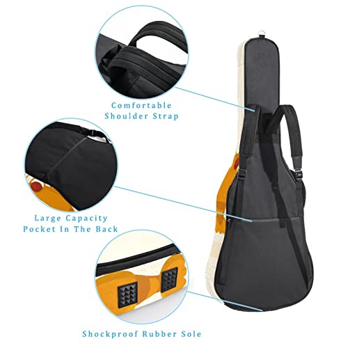 Housse de guitare acoustique rétro humoristique Alien 1 cm d’épaisseur avec rembourrage étanche 101,6 cm, 104,1 cm, 106… - Les Beatles, Paul McCartney, John Lennon, RIngo Starr, George Harrison Housse de guitare acoustique rétro humoristique Alien 1 cm d'épaisseur avec rembourrage étanche 101,6 cm, 104,1 cm, 106… – Image 4