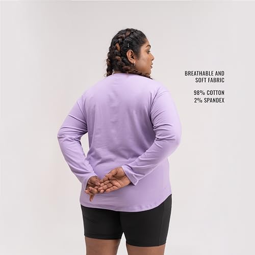 Image of Spirit Animal Plus Size Tshirts for Women | Casual Tshirts for Women | Tshirts for Women Workout, Gym, Running | Yoga Tshirt | Sweat Wicking Fabric | Relaxed Fit | Quick Dry