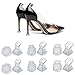 URAQT Protege Talon, Protection Talon Chaussure, Heel Protectors Stoppers Couvertures pour Courses, Mariages, Occasions Formelles (Carré 6 Paires)