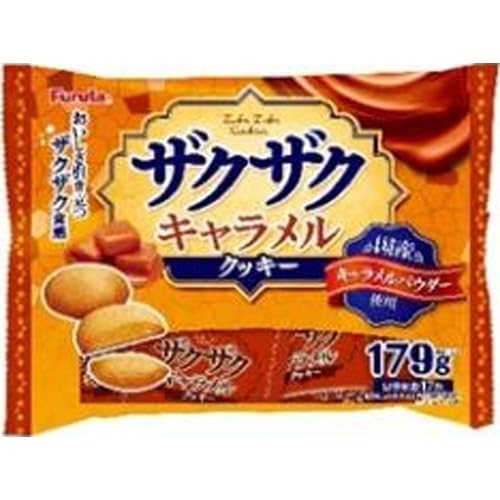 Amazon.co.jp: フルタ製菓 ザクザクキャラメルクッキー 179g ×7袋