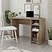 Sauder Beginnings Small Study Desk for Bedroom, Computer Desk for Small Spaces, in Summer Oak Finish
