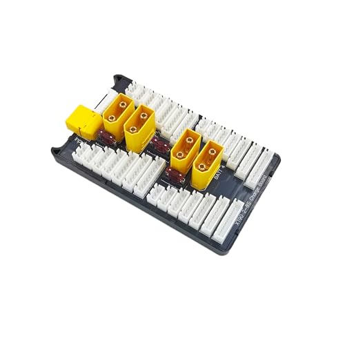 Placa de carga paralela XT90 para 4 baterías Lipo de 2S a 8S 4