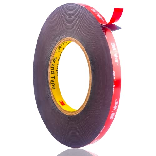 3M Double Sided Tape Mounting Tape Heavy Duty, 3M Foam Tape, 38FT Length, 0.4 Inch Width for Car, Home Decor, Office Decor 3M Double Sided Tape Mounting Tape Heavy Duty, 3M Foam Tape, 38FT Length, 0.4 Inch Width for Car, Home Decor, Office Decor